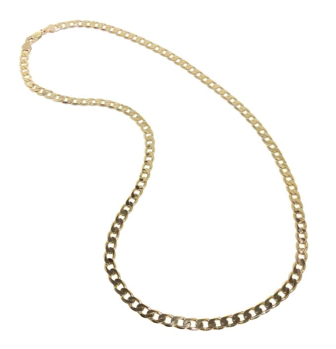 Gents Yellow Gold Curb Chain