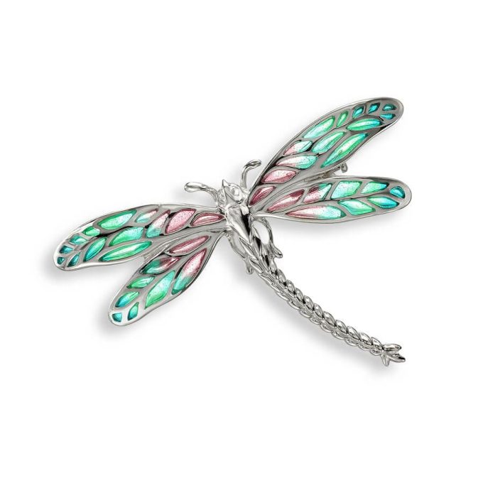 Nicole Barr Turquoise Dragonfly Necklace