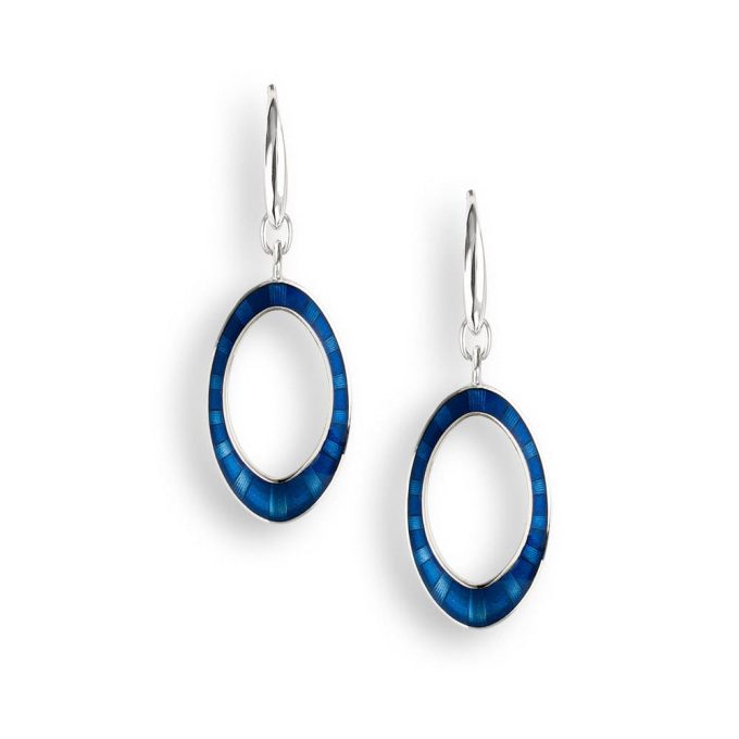 Nicole Barr Blue Drop Earrings