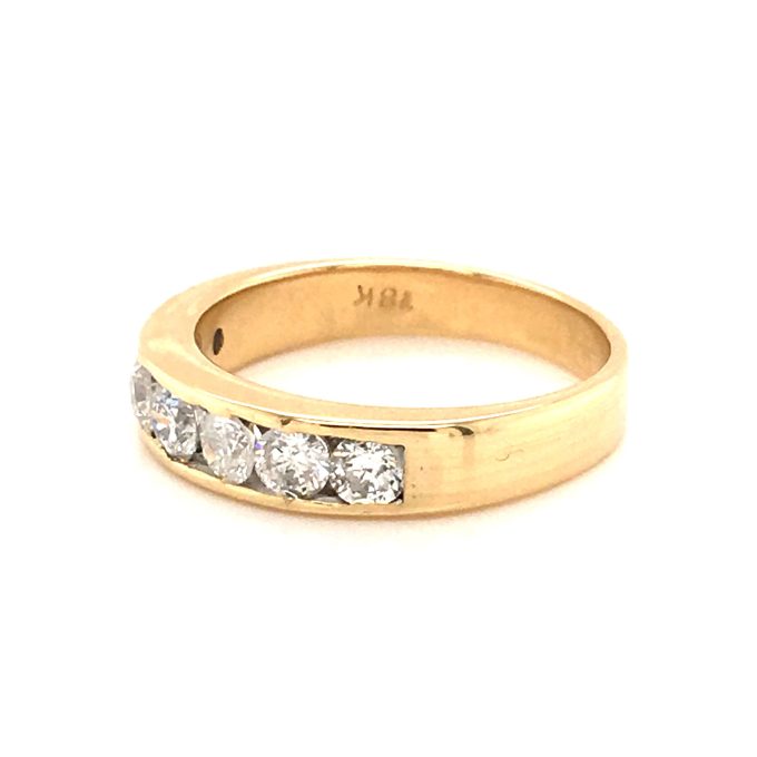 Channel Set Diamond Eternity Ring - Image 2