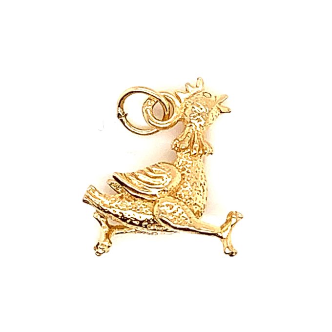 9ct Gold Chicken Charm