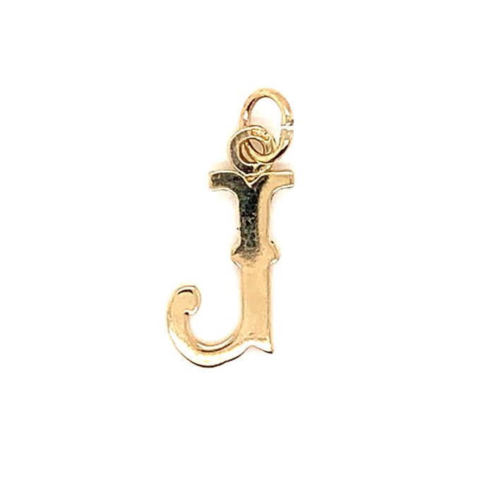 9ct Gold Letter J Charm