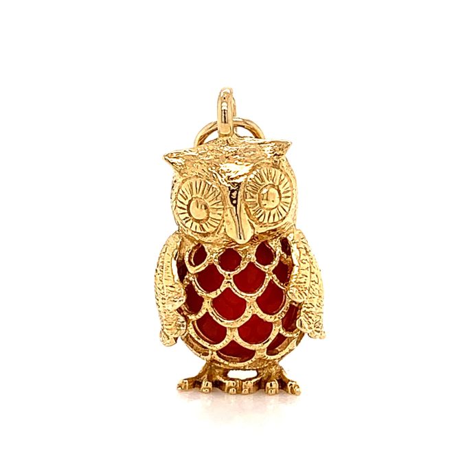 9ct Gold Owl Charm