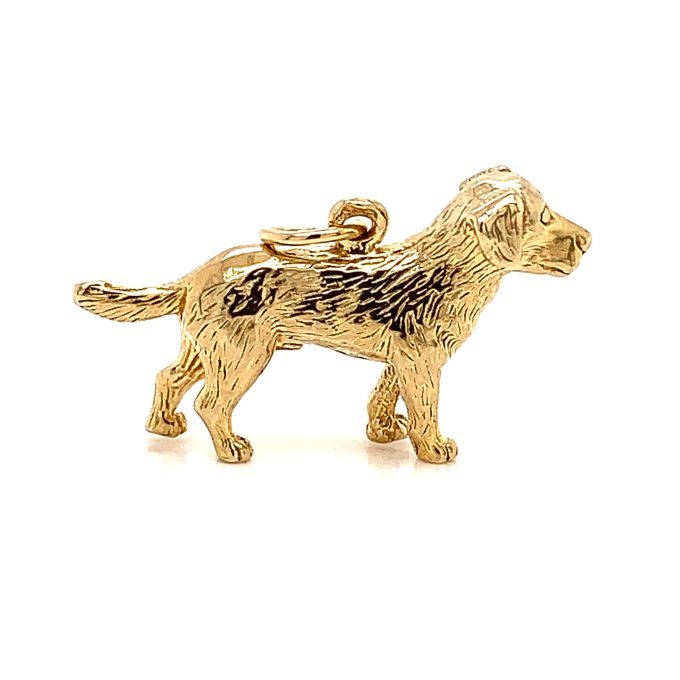 9ct Gold Labrador Charm