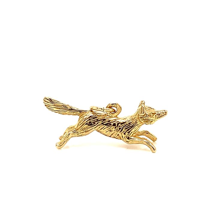 9ct Gold Fox Charm