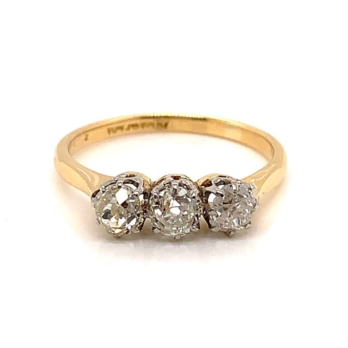 Vintage Diamond Trilogy Ring