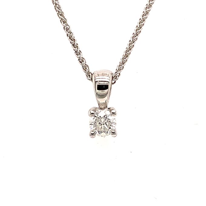 0.25ct Diamond Solitaire Necklace