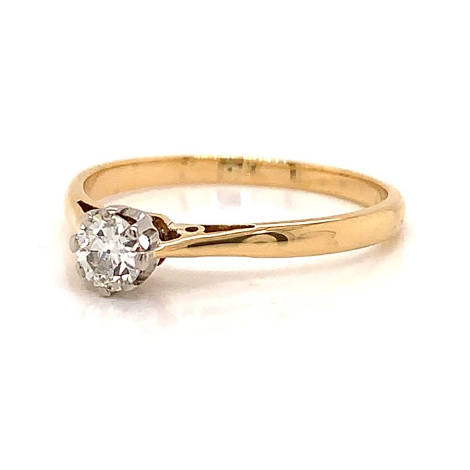 Vintage 0.30ct Diamond Solitaire Ring - Image 2