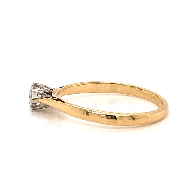 Vintage 0.30ct Diamond Solitaire Ring - Image 3