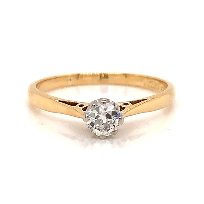 Vintage 0.30ct Diamond Solitaire Ring