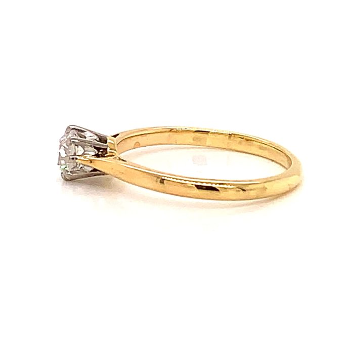 0.40ct Old Cut Diamond Solitaire Ring - Image 3