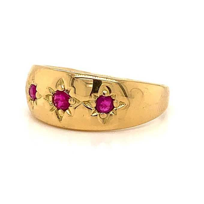 Ruby Antique Style Ring - Image 2