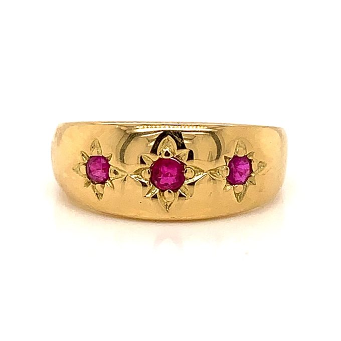 Ruby Antique Style Ring