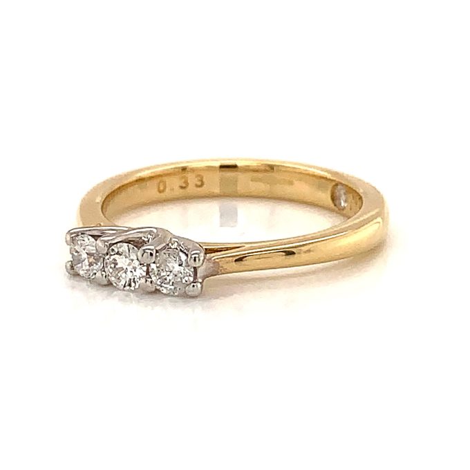 'One Love' Diamond Trilogy Ring - Image 2