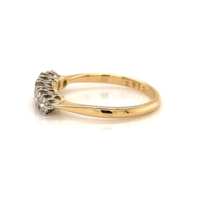 Vintage Five Stone Diamond Ring - Image 3