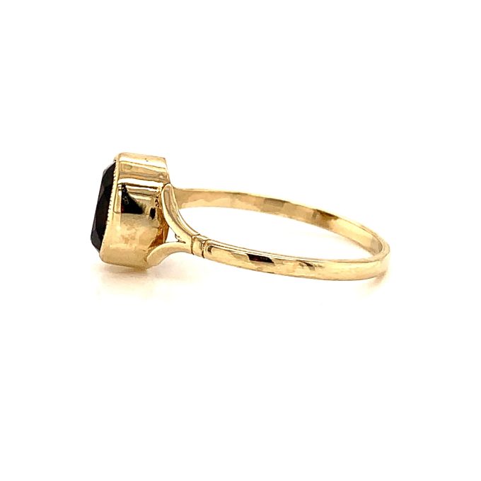 Smoky Quartz Gold Ring - Image 3