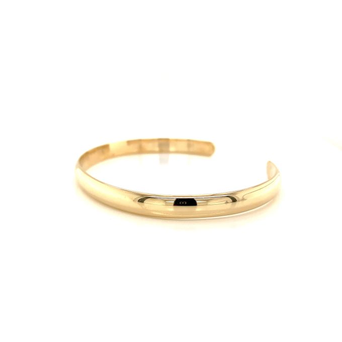 9ct Gold Plain Cuff - Image 2