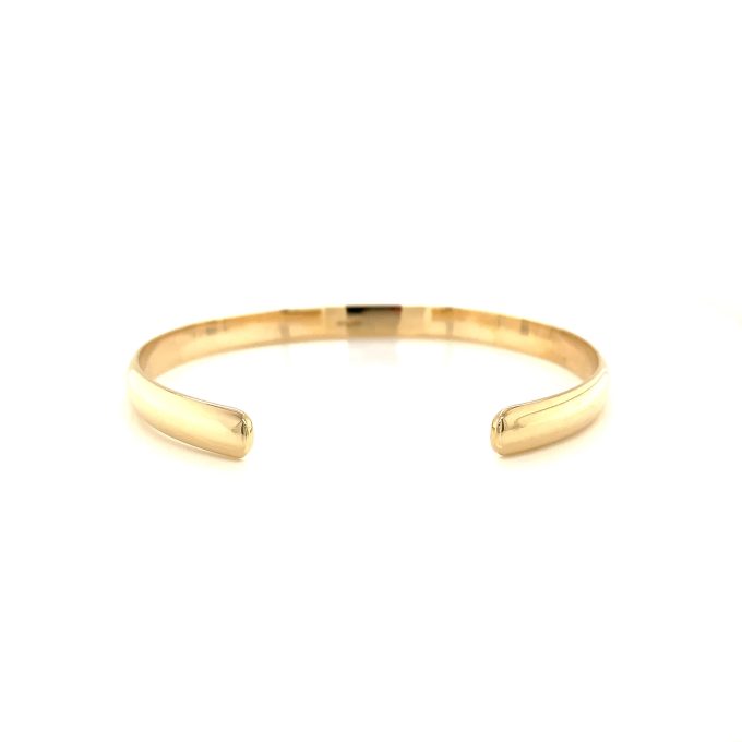 9ct Gold Plain Cuff - Image 3