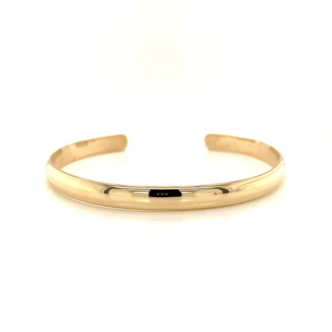 9ct Gold Plain Cuff