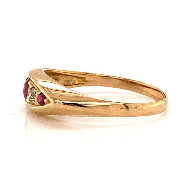 Ruby and Diamond Antique Ring - Image 3