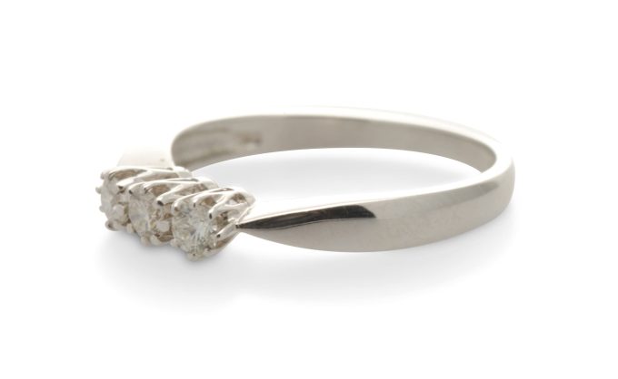 Diamond Three Stone Ring