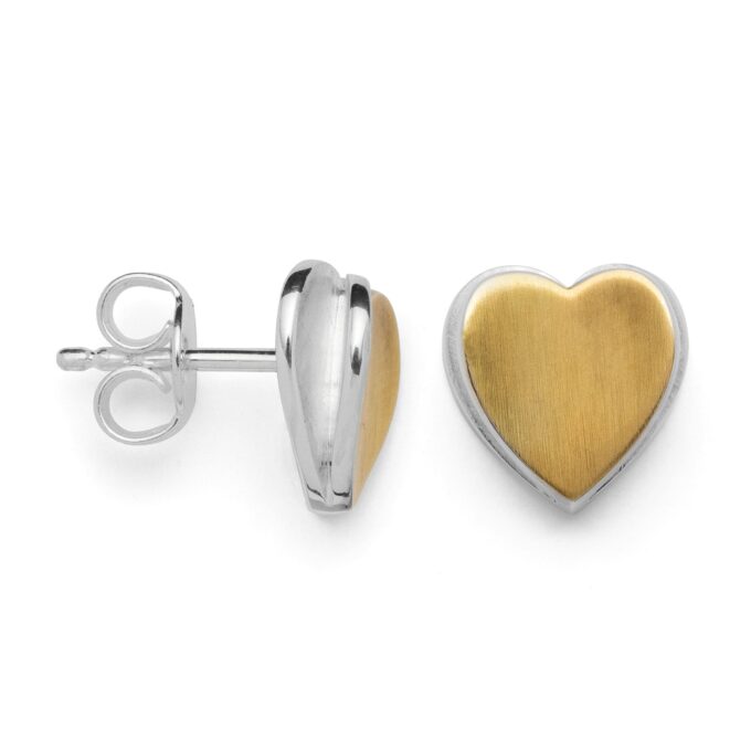 Bastian Heart Stud Earrings