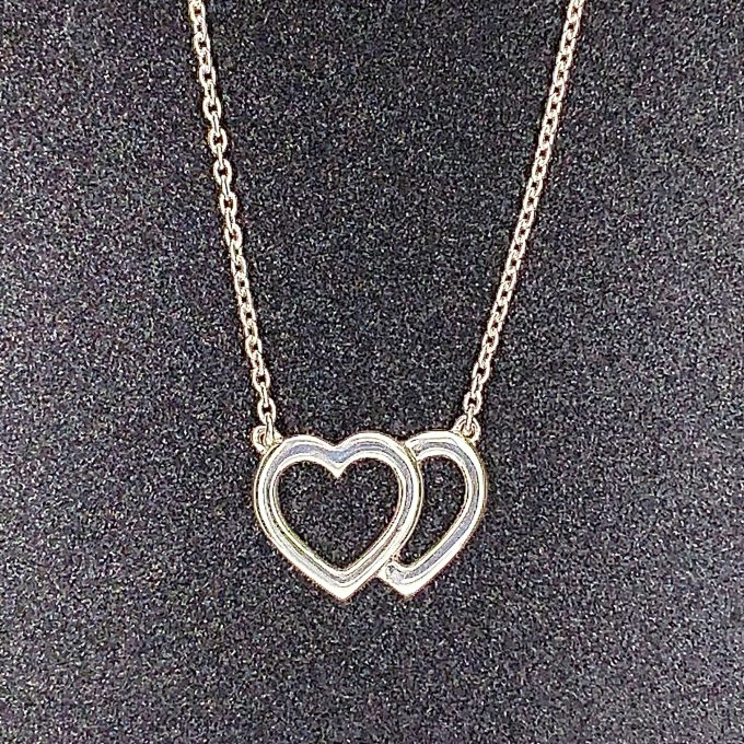 Double Heart Necklace