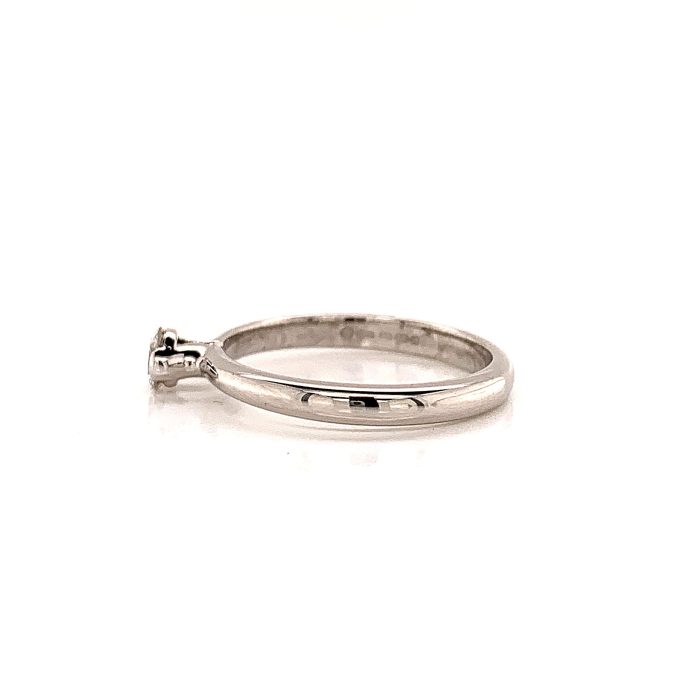 White Gold Diamond Solitaire Ring