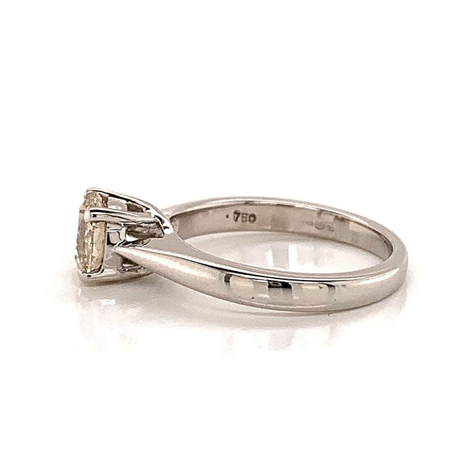 White Gold Diamond Solitaire Ring