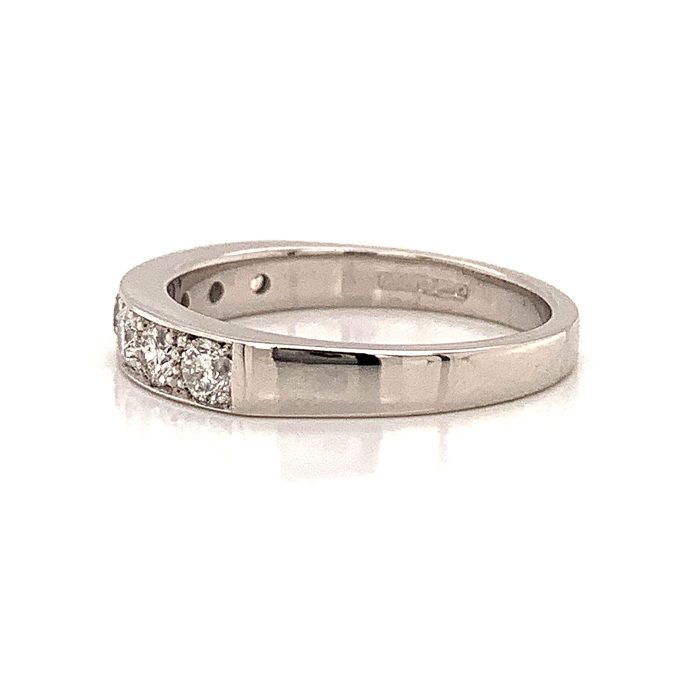 White Gold Diamond Seven Stone Ring - Image 3