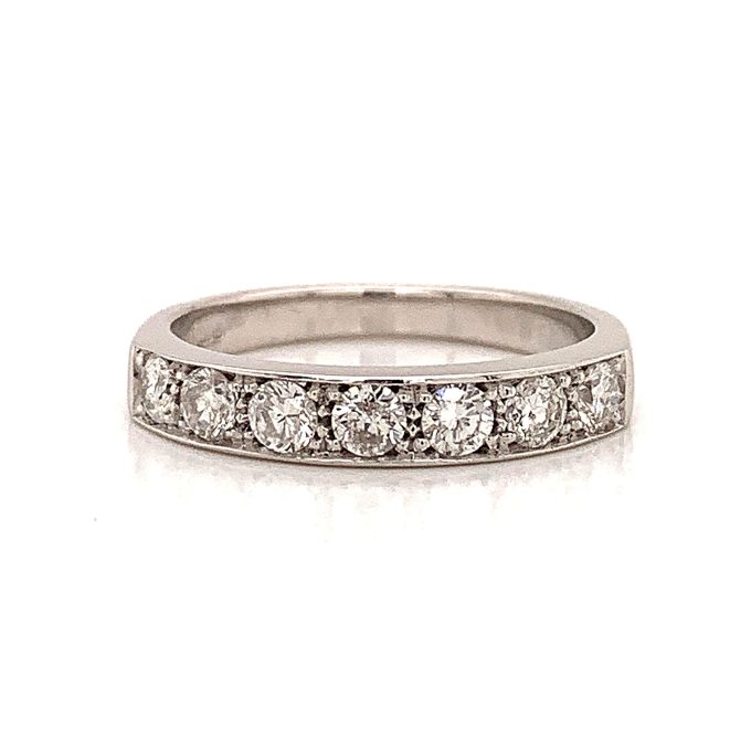White Gold Diamond Seven Stone Ring