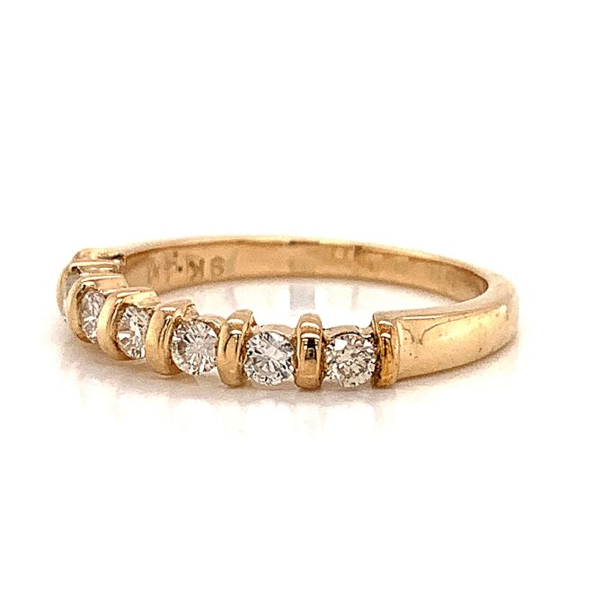 Bar Set Diamond Eternity Ring - Image 2