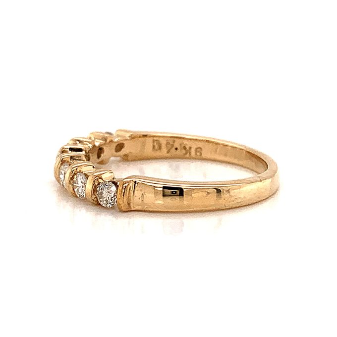 Bar Set Diamond Eternity Ring - Image 3
