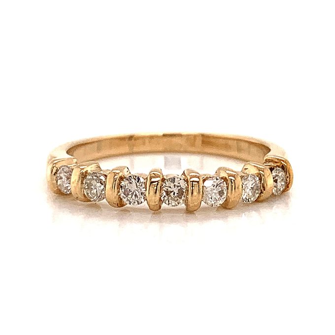 Bar Set Diamond Eternity Ring