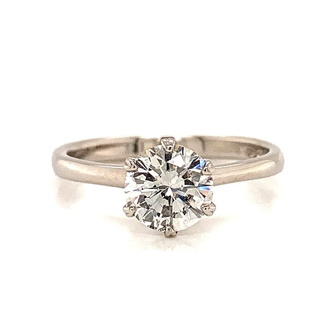 1.19ct Diamond Solitaire Platinum Ring