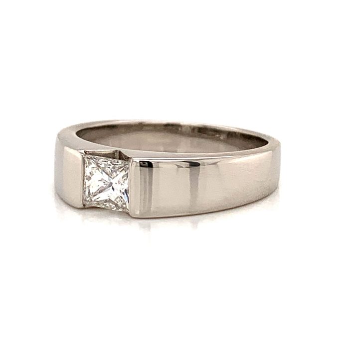 Princess Diamond Solitaire Ring - Image 2