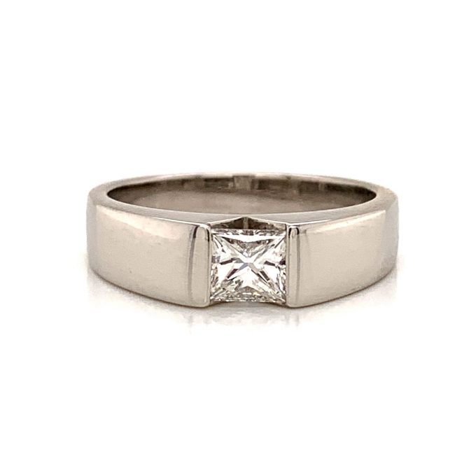 Princess Diamond Solitaire Ring