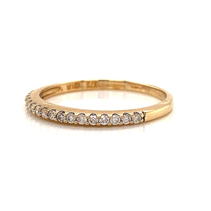 Slim Diamond Half Eternity Ring - Image 2