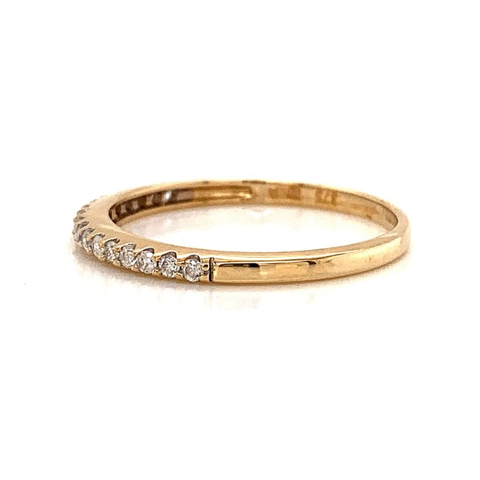 Slim Diamond Half Eternity Ring - Image 3