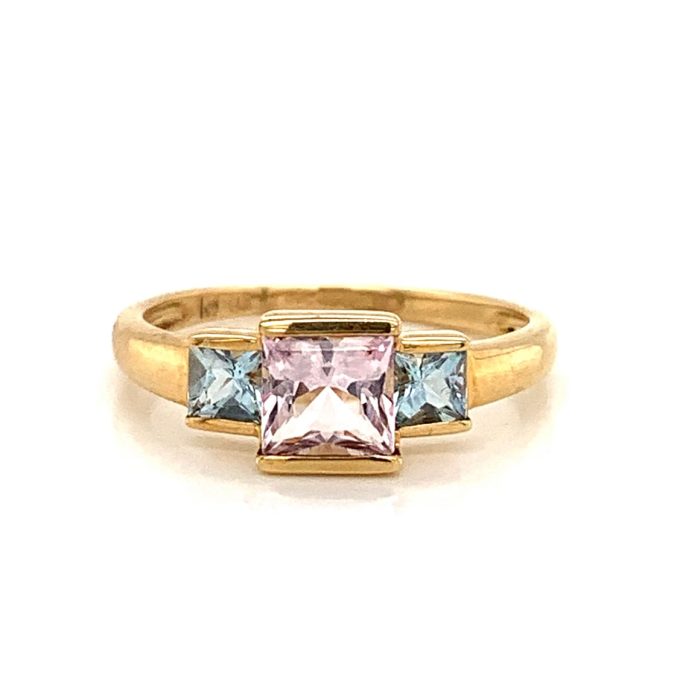 Yellow Gold Topaz Ring