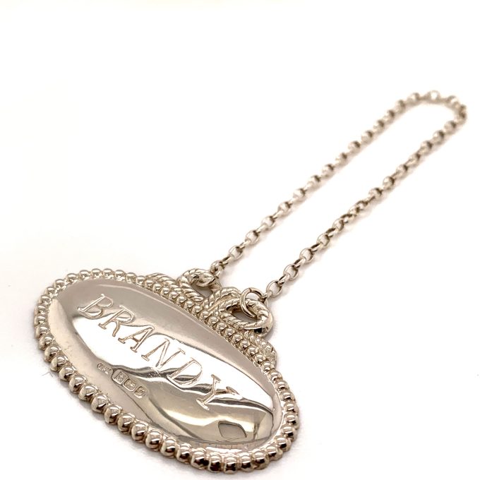 Sterling Silver Brandy Label