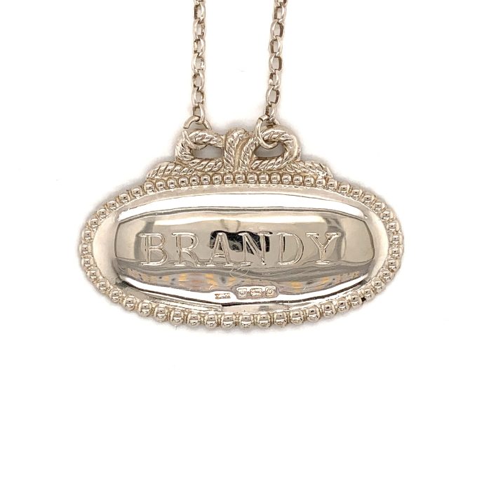 Sterling Silver Brandy Label - Image 2