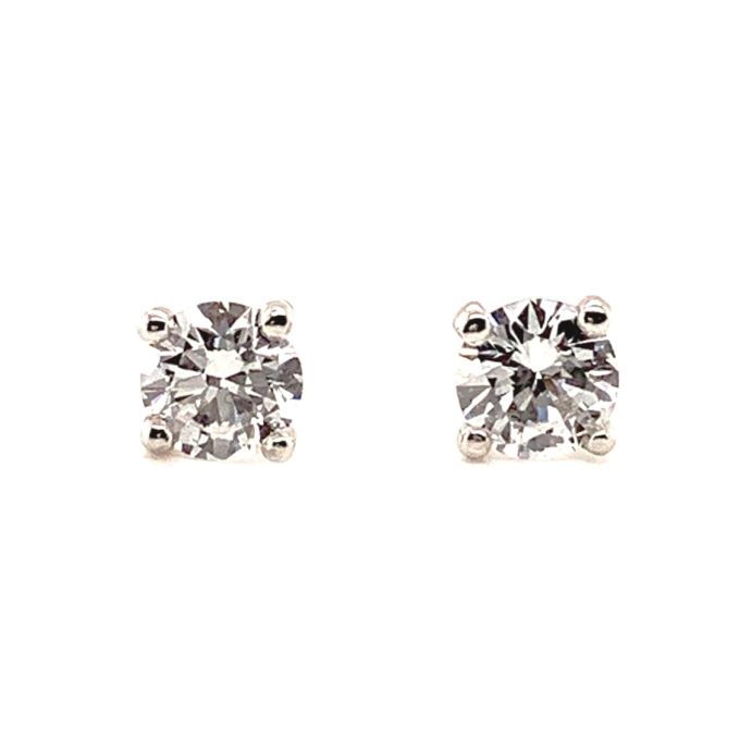 Half Carat, Diamond Stud Earrings