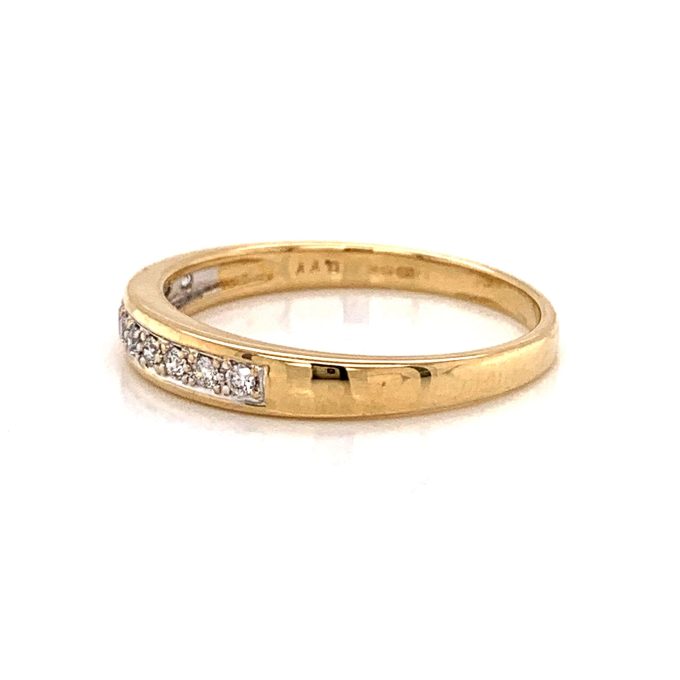 Pave Set Diamond Eternity Ring - Image 2
