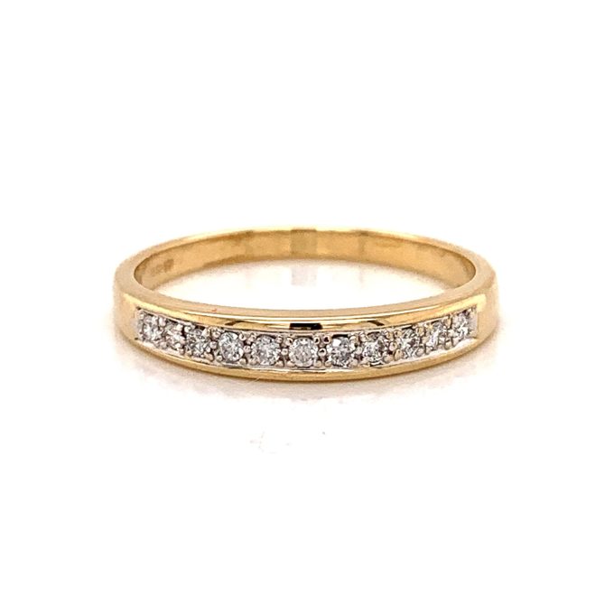 Pave Set Diamond Eternity Ring