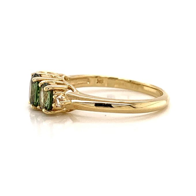 Green Sapphire Dress Ring - Image 3