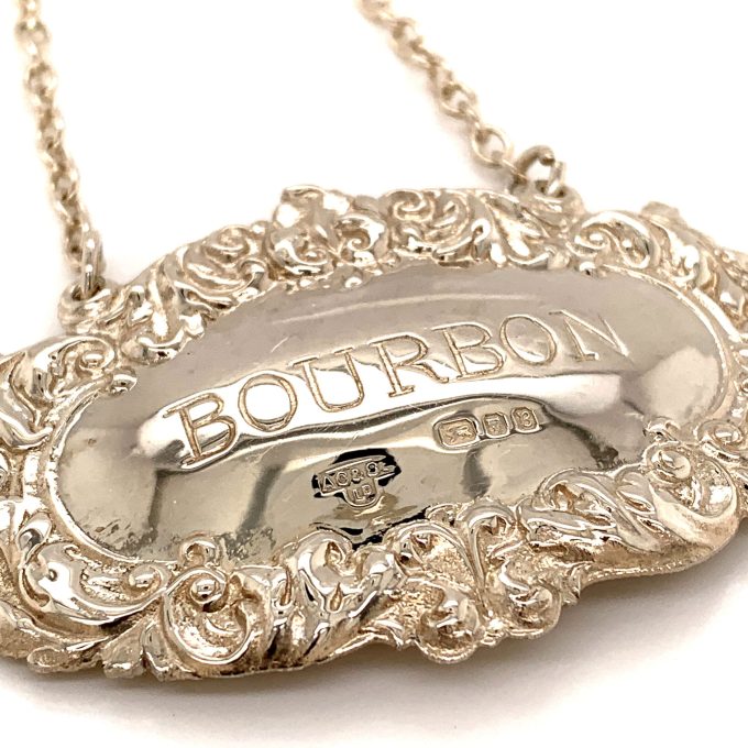 Sterling Silver Bourbon Label