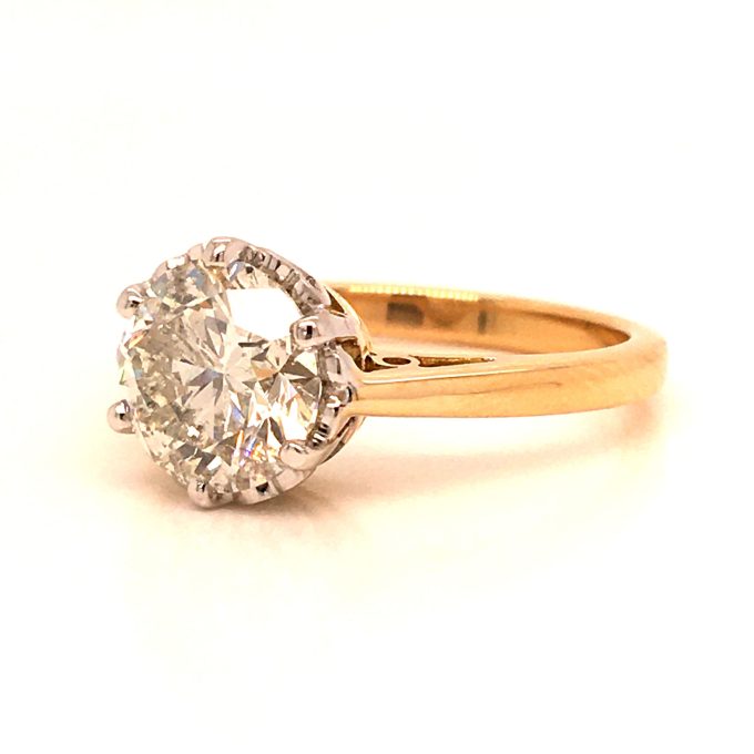2.15ct Diamond Solitaire Ring - Image 2