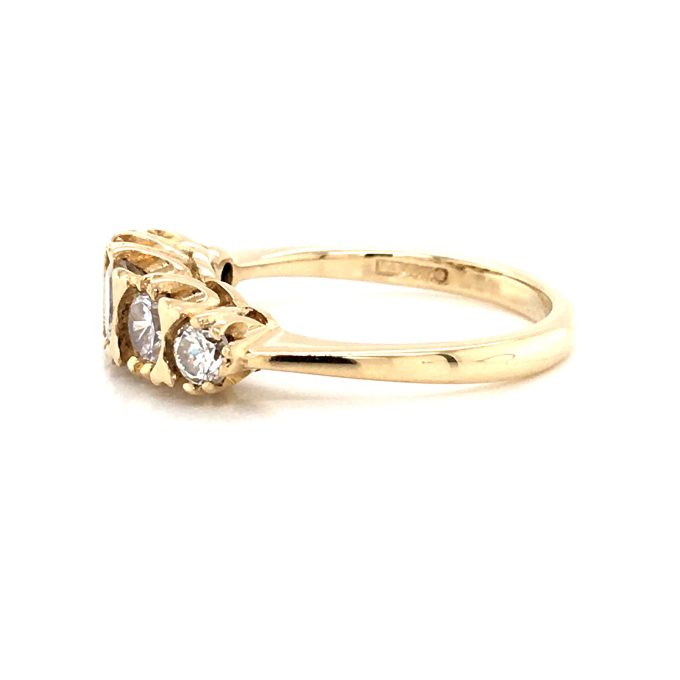 Cubic Zirconia Five Stone Ring - Image 3
