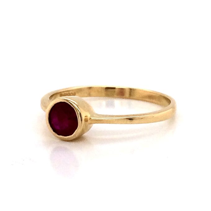 Ruby Solitaire Ring - Image 2